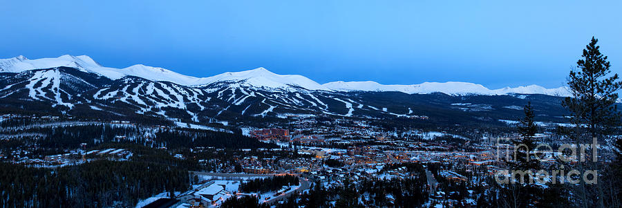 Blue Hour in Breckenridge Photograph by Ronda Kimbrow