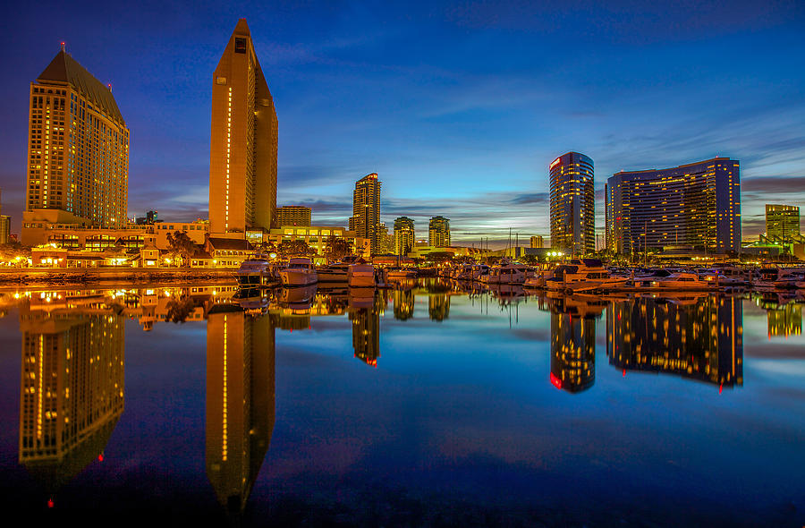 Blue Hour Photograph - Blue Hour by Robert Aycock Blue Hour Photograph - Blue Hour by Robert Aycock