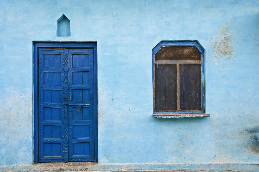 Blue house Photograph by JayKay57