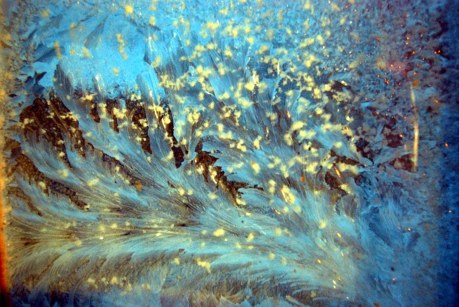 Nature Photograph - Blue ice by Chet Zaffarano