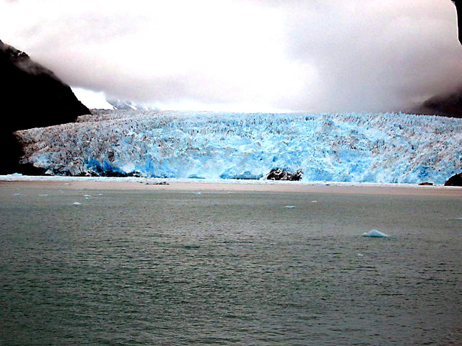 Blue Ice Photograph by Jay Milo