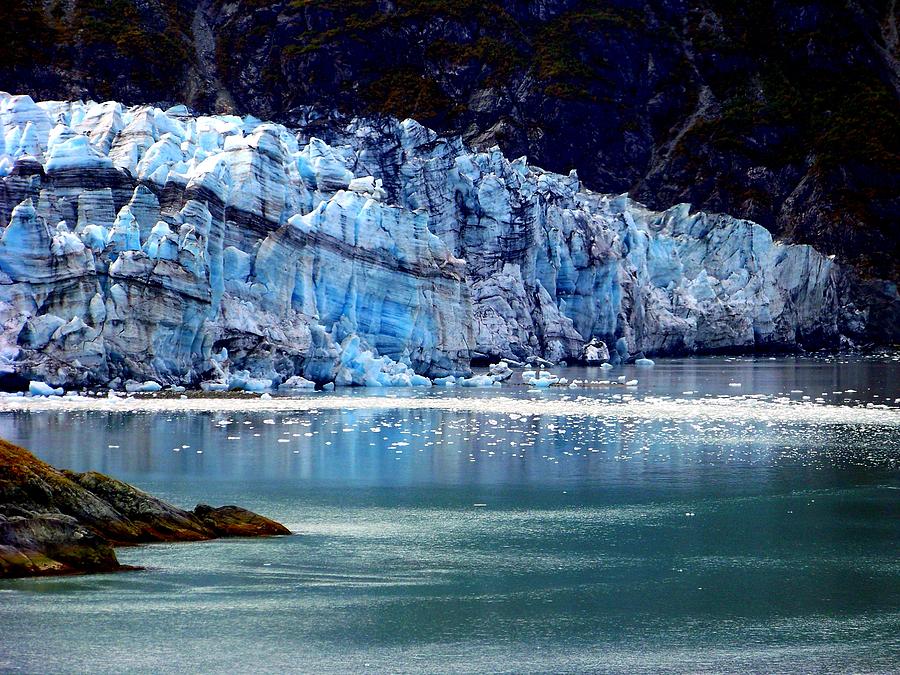 Blue Ice Photograph by Karen Wiles