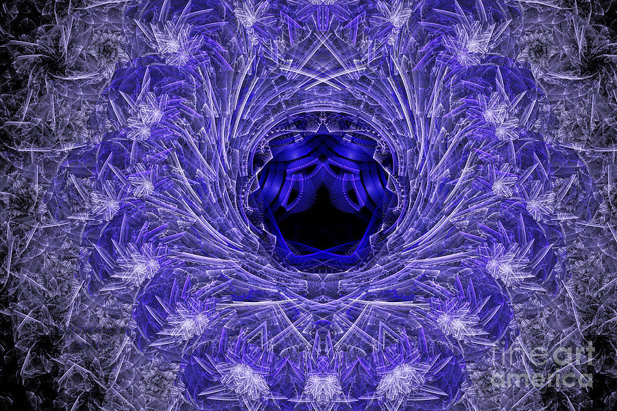 Blue Ice Digital Art by Melissa Messick