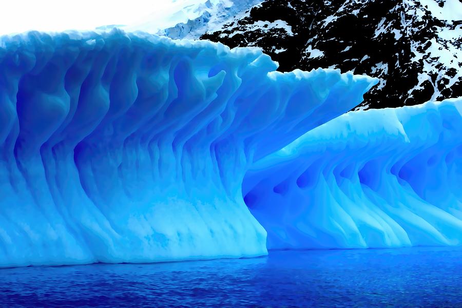 Blue Iceberg Photograph by Amanda Stadther