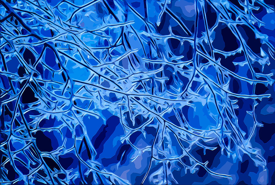 Blue Imbue 2 Digital Art by Brian Stevens