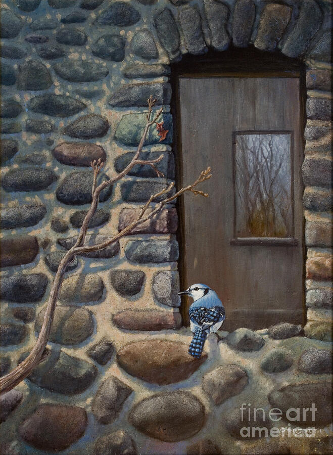 Blue Jay Painting by Robert Corsetti
