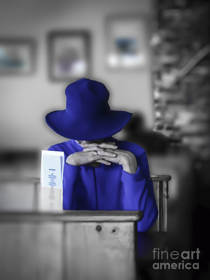 Blue Lady Photograph by Brenda Giasson