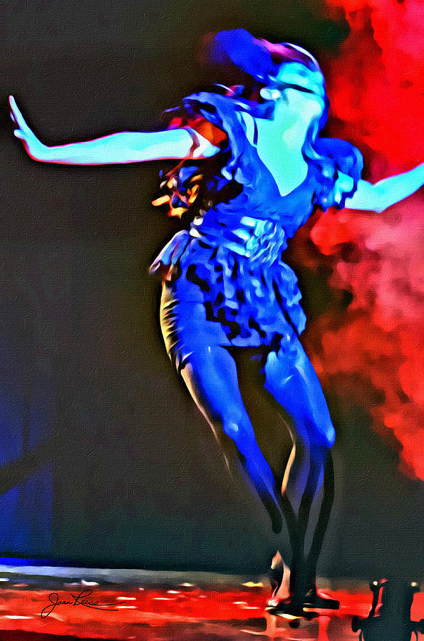 Blue Lady Dancer Photograph by Joan Reese