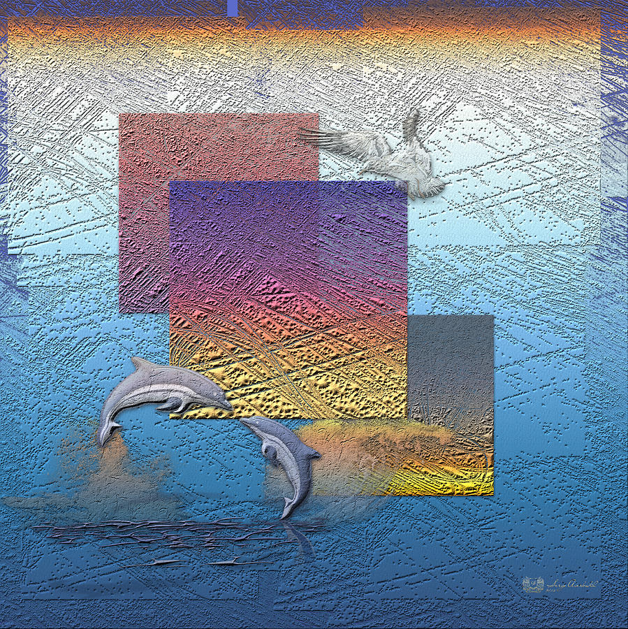 Blue Lagoon Sunrise  Digital Art by Serge Averbukh