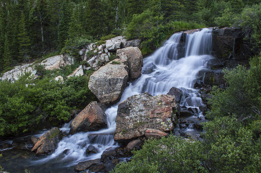 Blue Lake Falls Photograph By Michael J Bauer Photography - Fine Art 