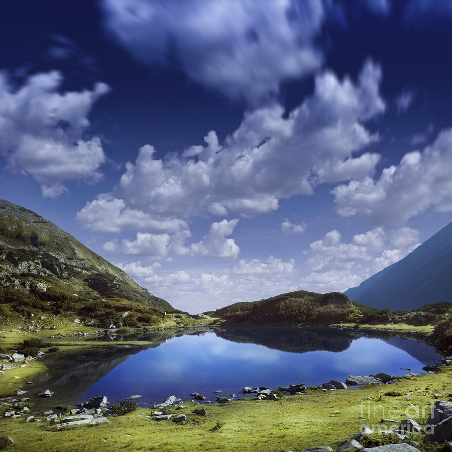 Blue Lake In The Pirin Mountains Photograph