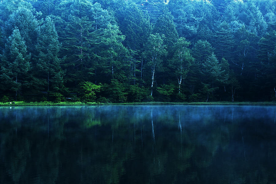 Blue Lake Photograph by Photo By Yuji Otsuki