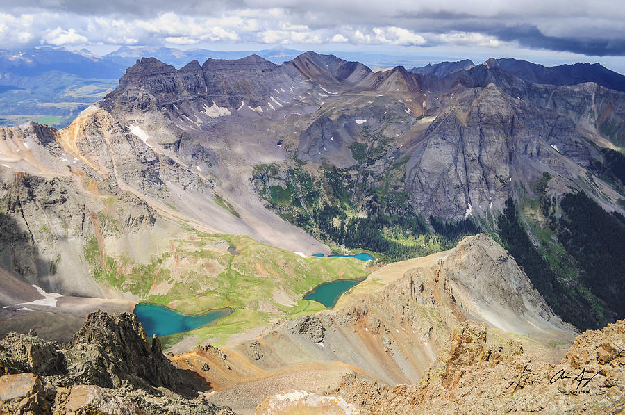 Blue Lakes Photograph by Aaron Spong