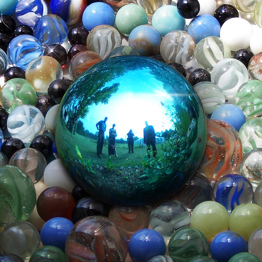 Surreal Photograph - Magic Blue Marble by Phil Perkins Surreal Photograph - Magic Blue Marble by Phil Perkins