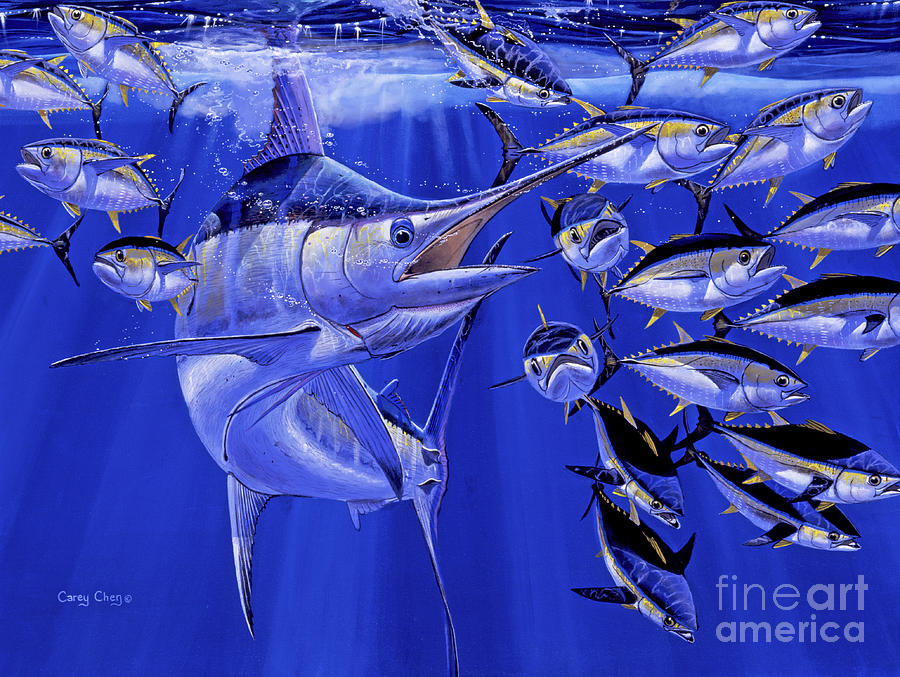 Blue Marlin Painting