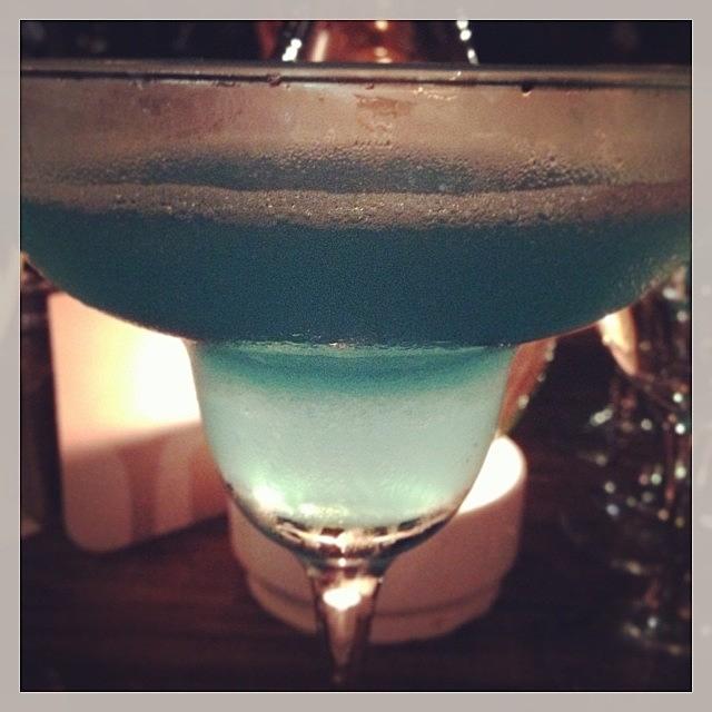 Martini Photograph - Blue Martini 🍸#blue #martini #relax by Shirly Sham