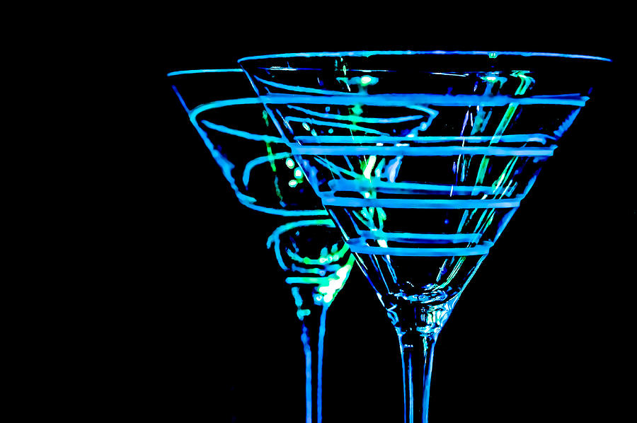 Blue Martini Photograph