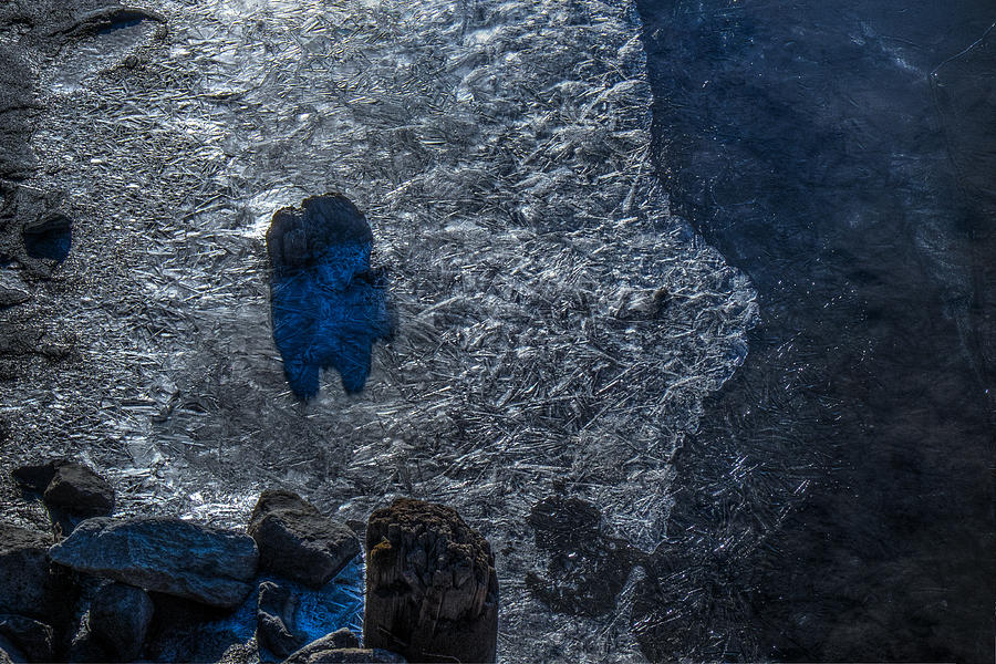 Blue Matrix on the Kuskokwim Digital Art by William Fields