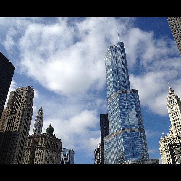 Chicago Photograph - Blue by Mike Maher