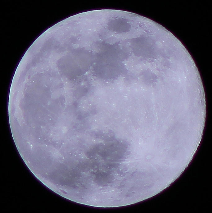 Blue Moon Photograph - Blue Moon August 2013 by Brian Gerson