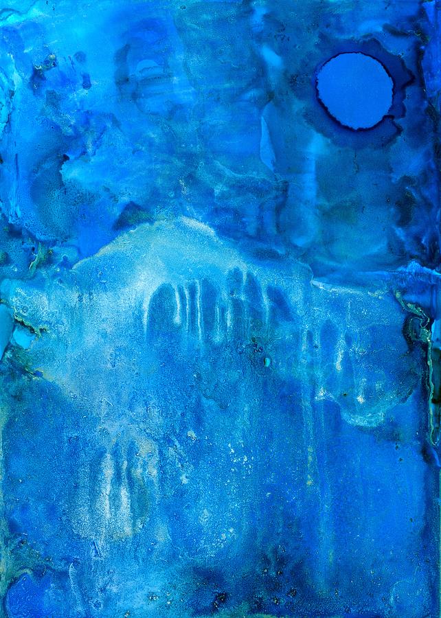 Blue Moon Dream Painting by Priya Ghose