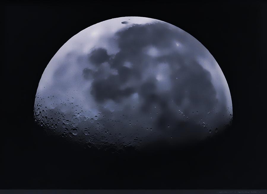 Blue Moon Obscure Photograph by Robert Rhoads