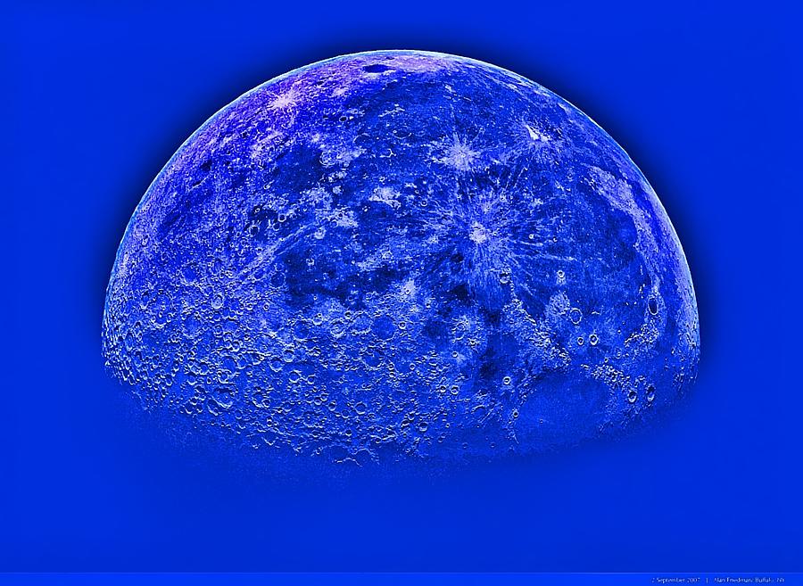 Blue Moon Photograph by Robert Rhoads