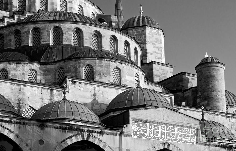 Blue Mosque Domes 10 Photograph by Rick Piper Photography
