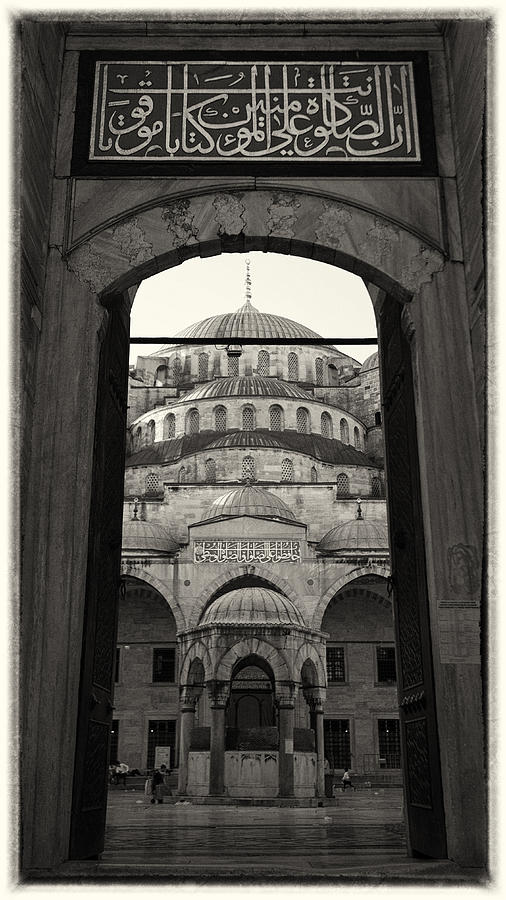 Blue Mosque Entrance Photograph