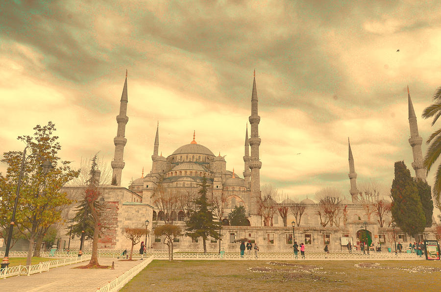 Blue Mosque Photograph - Blue Mosque Istanbul by Federico Casinelli