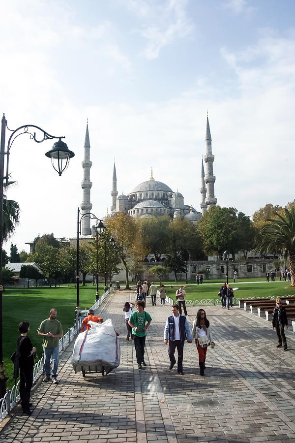 Turkey Photograph - Blue Mosque Istanbul Turkey by Al Blount