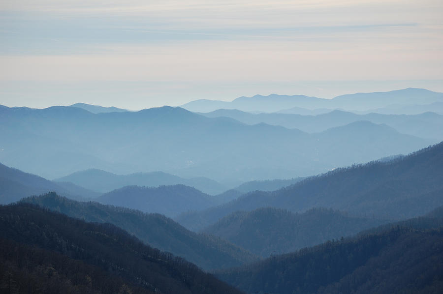 Winter Photograph - Blue Mountain Cascades by Mary Anne Baker Winter Photograph - Blue Mountain Cascades by Mary Anne Baker