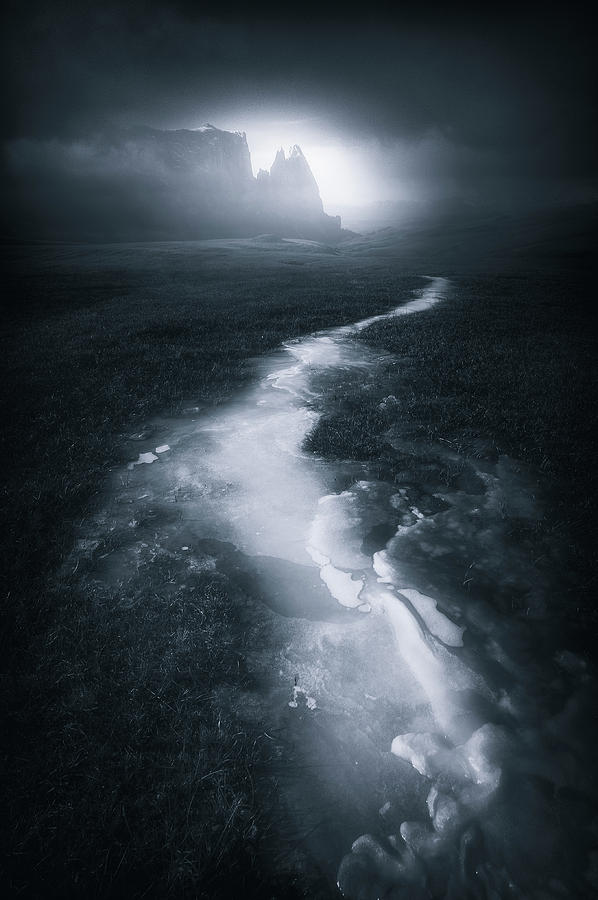 Landscape Photograph - Blue Mountain II by Luca Rebustini Landscape Photograph - Blue Mountain II by Luca Rebustini
