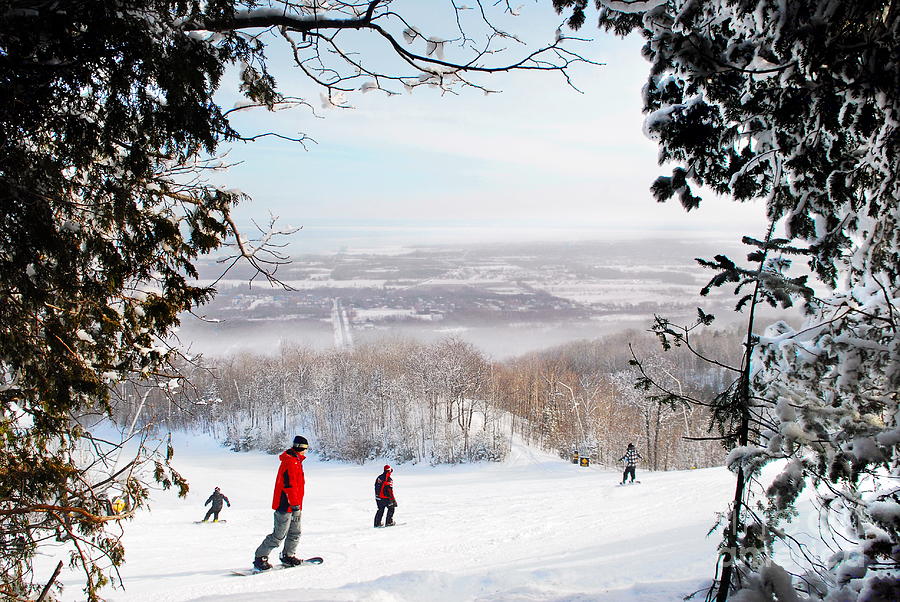 Blue Mountain Ontario Skiing Photograph by Andrea Kollo