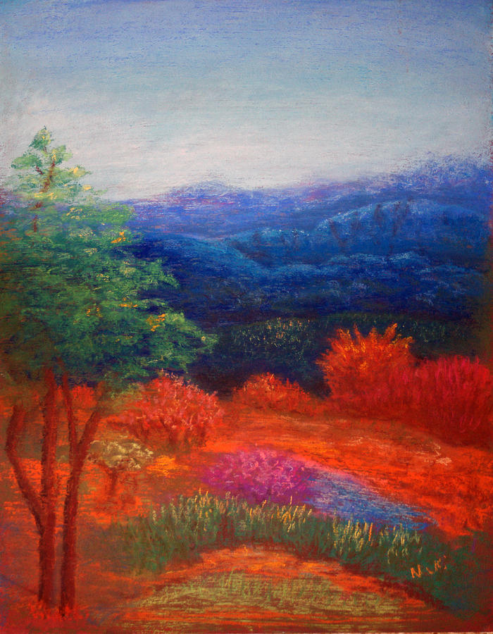 Grand Canyon National Park Painting - Blue Mountains by Nicki Shishakly