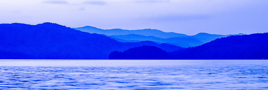 Blue Mountains Silhouettes Photograph by Alex Grichenko
