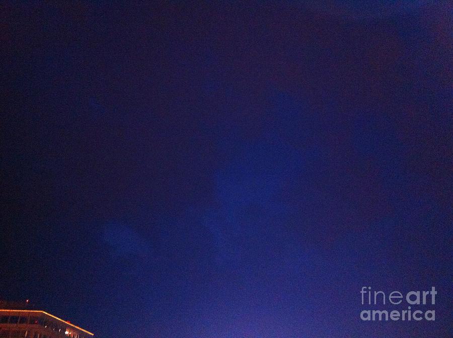 Sky Photograph - Blue Night by Fareeha Khawaja