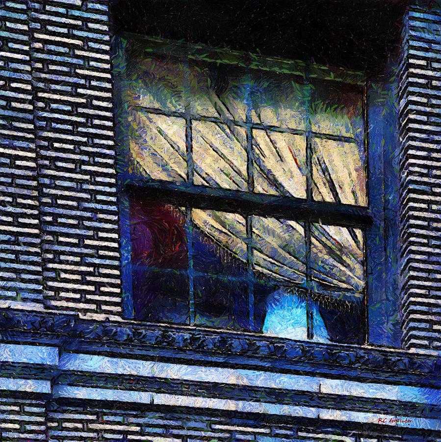 Blue Night in New York Painting by RC DeWinter
