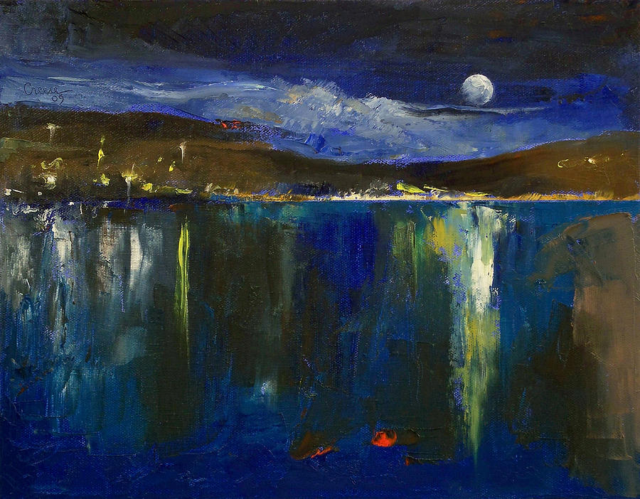 Blue Nocturne Painting by Michael Creese
