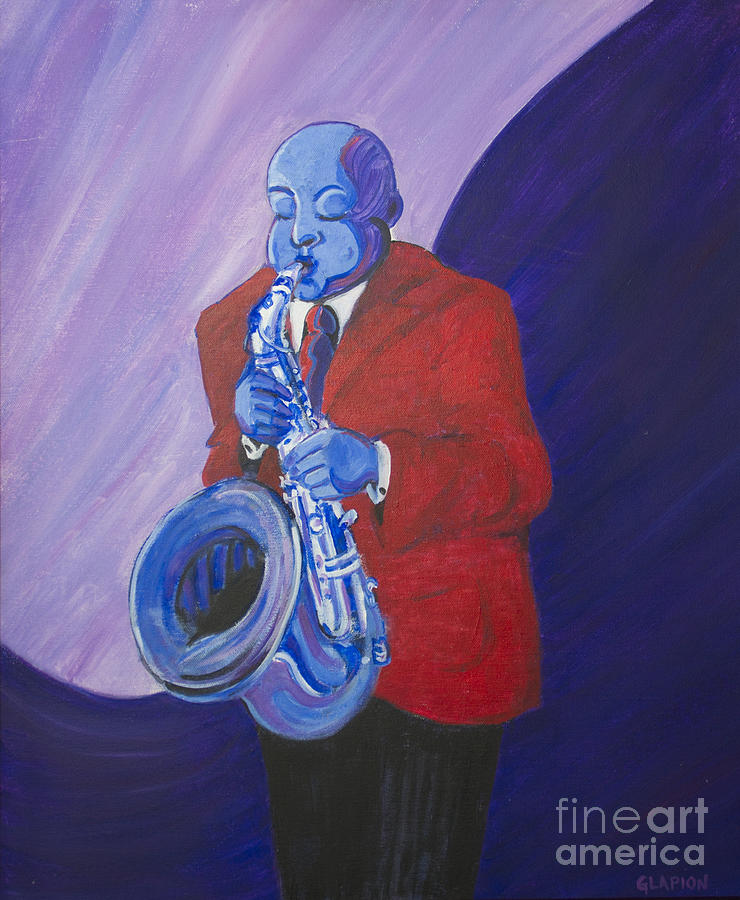 Blue Note Painting by Dwayne Glapion