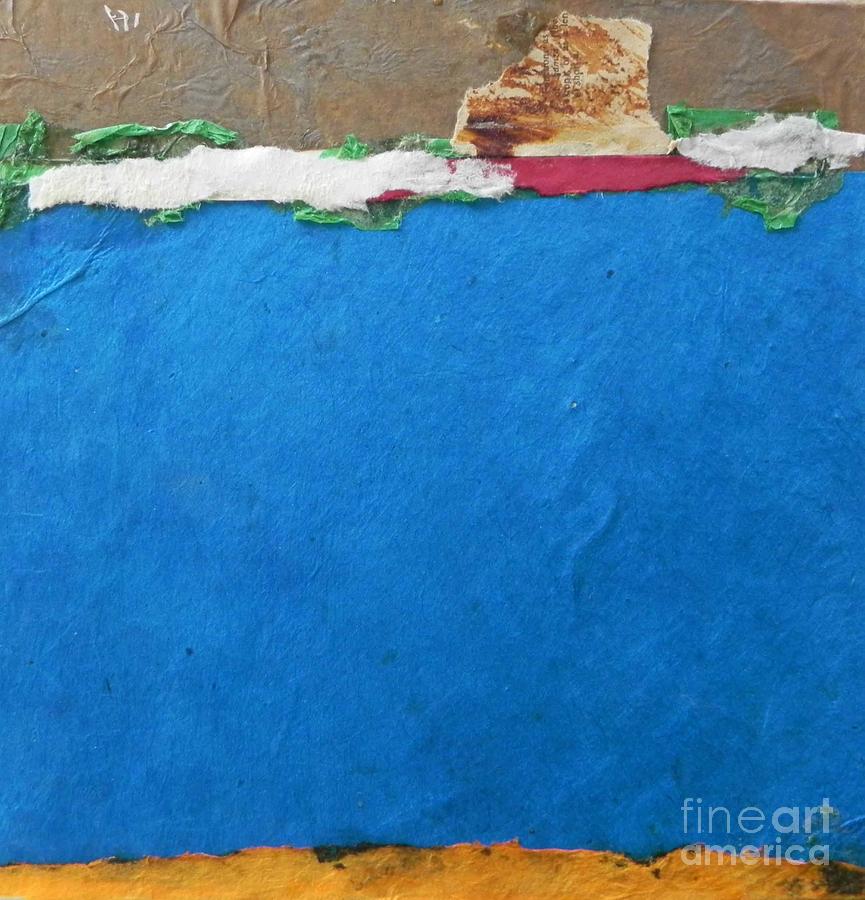 Blue Mixed Media by Patricia Tierney