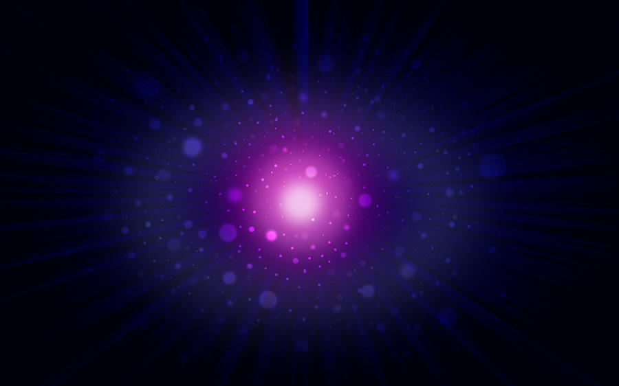 Blue Purple Space Galaxy Abstract Digital Art by Shelley Neff