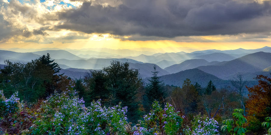 Blue Rays Photograph by Kristina Plaas