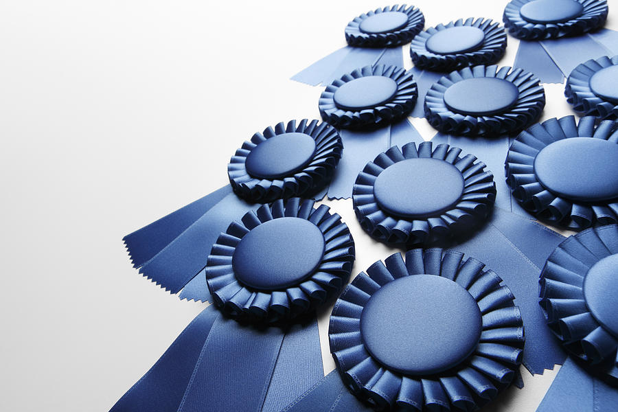 Blue Ribbons Photograph by Dny59 Blue Ribbons Photograph by Dny59