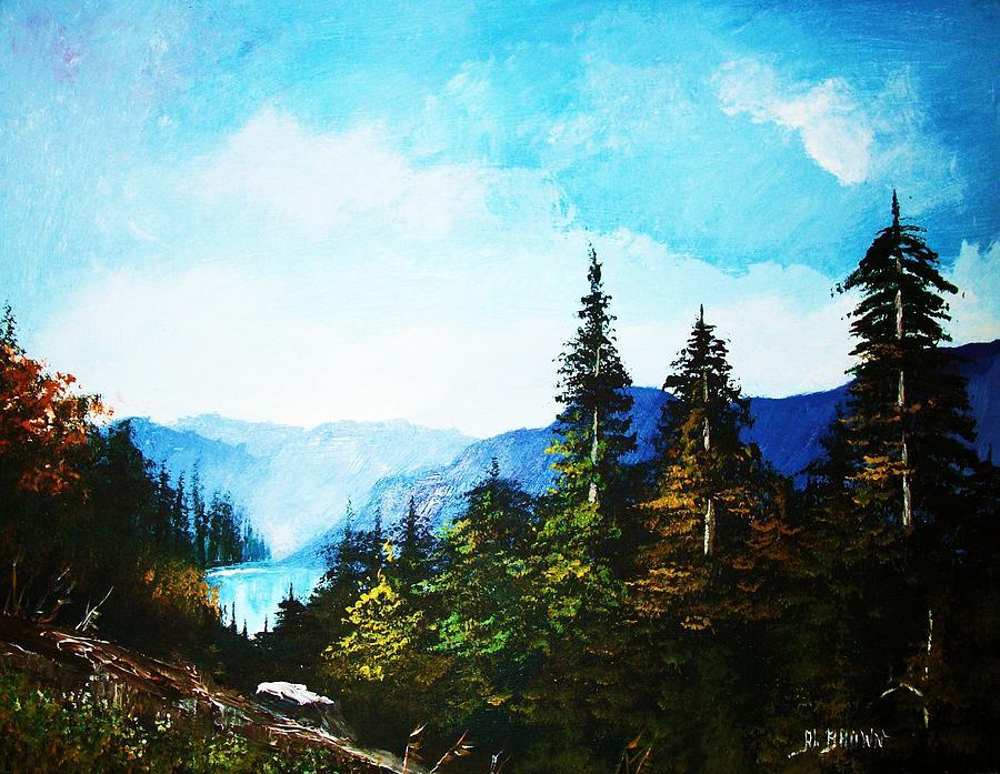 Blue Ridge Autumn Painting by Al Brown