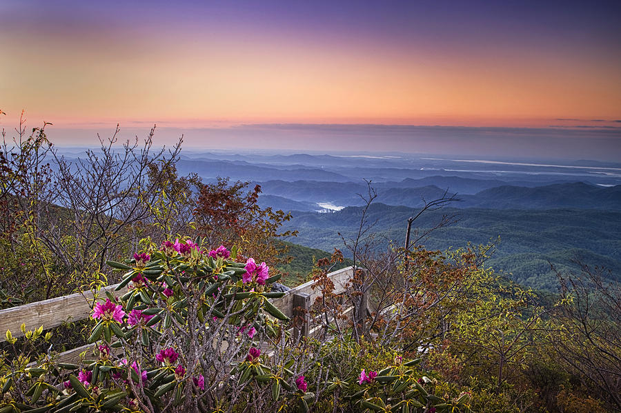 Mountain Photograph - Blue Ridge Dawn by Andrew Soundarajan