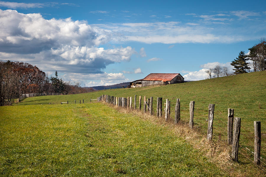 Blue Ridge Farm Land Photograph by James Woody