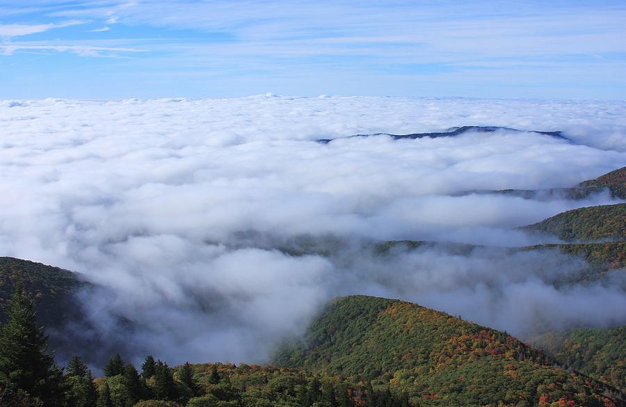 Blue Ridge Fog Photograph
