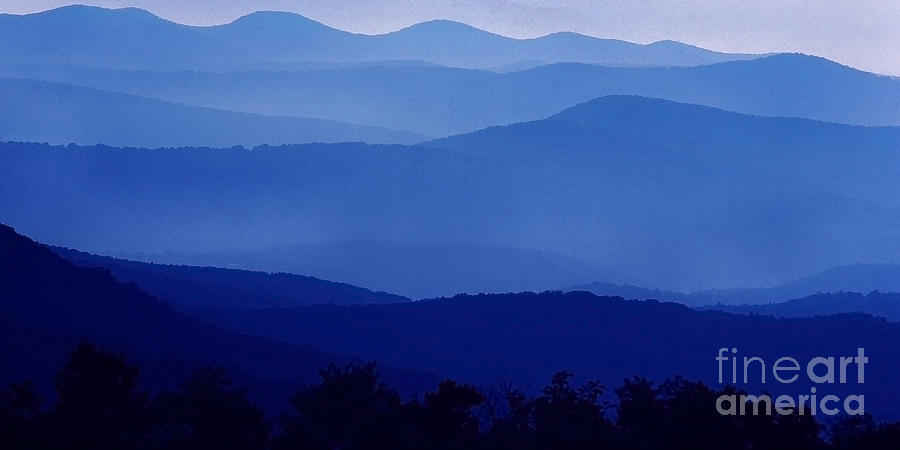 Blue Ridge Mountain Panoramic  Photograph by Thomas R Fletcher