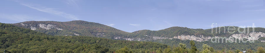 Blue Ridge Mountain Panoramic Photograph by Ules Barnwell